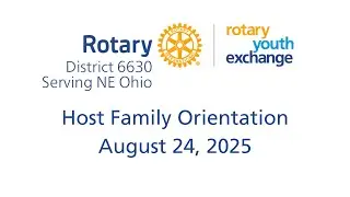 Youth Exchange Host Family Orientation 8 24 2025