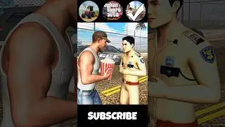 Police Pop Corn Challenge 😱 In IBD3D Vs ITAS Vs IVS3D 💥 #shorts #gaming #gta #indiantheftauto