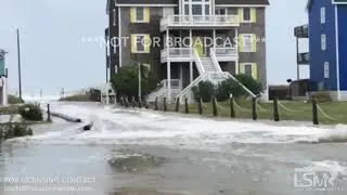 Frisco Pier Route 12, Frisco, NC, September 13, 2018 Hurricane Florence
