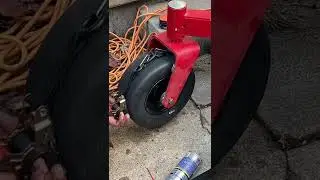 How to fix your lawn mower tire if it comes off the rim. #lawncarehowto #howto #changeyourtirediy