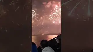 Todays firework near kuwait tower.amazing...