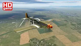 DCS World HD P-51D Mustang VR Обучение - Самостоятельная атака наземных целей (без коммент.) 1440p60