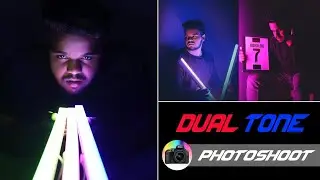 DUAL TONE- || Photoshoot with CRAZY LED Lights || ILU EDITZ & AJAJUL #ilueditz #dualtone #photoshoot