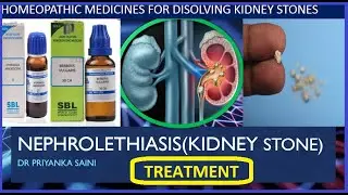 KIDNEY STONE || TREATMENT WITH HOMEOPATHY || top 7 medicines|FAST DISSOLVE STONE ~Dr. Priyanka Saini