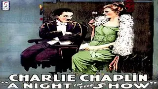 Charlie Chaplin . A Night In The Show (1915, Classic, Silent, Short, Colorized Film noir)