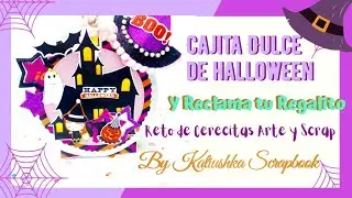 #tutorial Cajita Dulce / CandyBar de Halloween 🎃 Reto Cerecitas Arte y Scrap 🍒