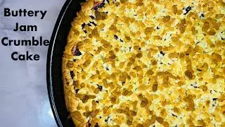 Golden Jam-Filled Butter Cake