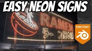🔥AMAZING Procedural Signs For Blender 4.0!💥
