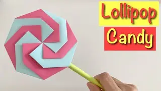 HOW TO MAKE ORIGAMI LOLLIPOP CANDY