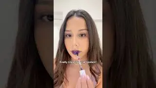 Viral blue lip stain in shade &ldquo;Charming&rdquo;! #lipstain #wonderskin #bluelipstain