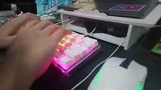 modded fantech maxfit61 sound test (ktt kang white)