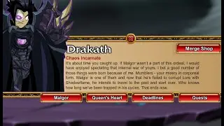 AQW NEW DRAKATH QUEST /JOIN DEADLINES (SHADOW OF WAR 2022)