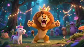 The Lion and the Unicorn Shared a Crown | Royal Animal Rhyme | Nursery Rhymes & Songs for Children