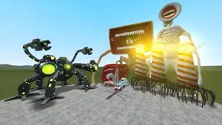 EPIC BATTLE MONSTERS : NEW RADIOACTIVE OMNIDROID V.19 ROBOT vs MONSTER : LIGHTHOUSE, MEGAHORN & MORE