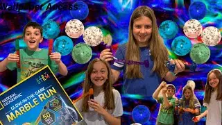 Unboxing a Glow in The Dark Marble Run!