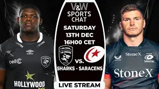 Live Champions Cup Rugby , Sharks vs. Saracens!