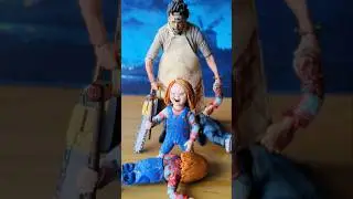 Chucky Vs Leatherface | NECA Horror Figure Setup