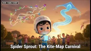 Spider Sprout: The Kite-Map Carnival 🎈🕷️ | A Wind-Powered Adventure Gone Wild!