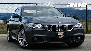 2016 BMW 5 Series 528i xDrive M Sport Package, Premium Package, Tech Package Features & Walkaround