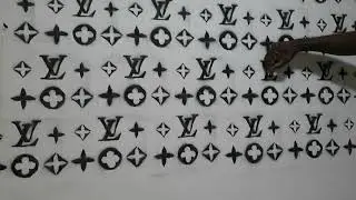 I  Can Sprayed LV Rough Look Wall