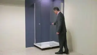 Душевая кабина UniLine Walk-In Swing с поддоном 1200x900.mp4