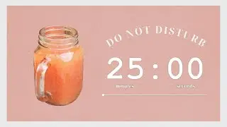 Lofi Study Music | Pomodoro Timer 25/5 &ndash; Deep Focus | Sunrise Citrus Elixir 🍹