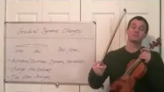 Violin Dynamics - Learn to apply Crecendos and Decrecendos