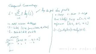 10 - C&aacute;lculo da Fun&ccedil;&atilde;o de Perda (Loss Function) Categorical Crossentropy