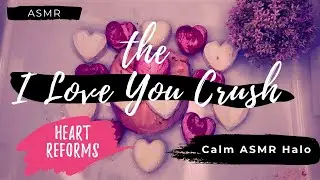 Heart Reforms of Gym Chalk | I LOVE YOU ASMR | Calming | Relaxing | Sleep Aid | Soft and Crunchy