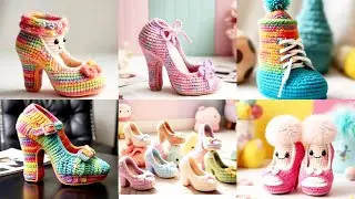 Amazing Crochet Shoes Design Ideas To Try /Craft And Art With Pib/ Crochet Ideas Share 