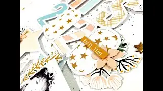 Scrapbook Layout using Cut Files | Erica Thompson | Hip Kit Club