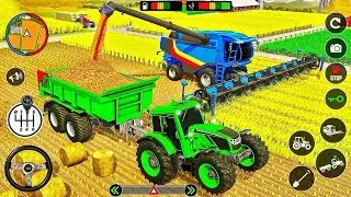 Modern Tractor Farming Driving Simulator 3D - New Tractor Game - Android Gameplay