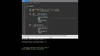 Lesson 33: How to use an INT POINTER to point at first element in an ARRAY. #shorts.