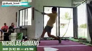 Nicholas Romano (2021 S/R SS) // LHH Hacks // Boca Raton, FL // Elite Squad Baseball