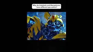 Why do Autobots and Decepticons have different eye colors?