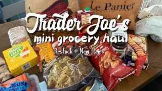 what i bought at trader joe&rsquo;s | easy week groceries 🛒🍇🍝