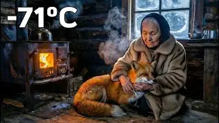 A 70 Year Old Woman Found a Dying Fox in the Snow | An Elderly Woman's Rescue at -71°C in Siberia 🦊