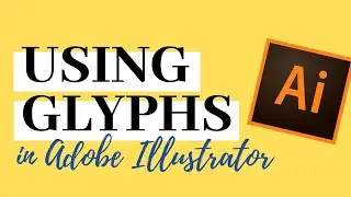 Как использовать глифы шрифтов в Adobe Illustrator