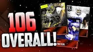 106 Overall Gameplay/Review! Highest Possible Madden Mobile Overall!