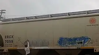 Graffiti freigh car BOMBING 💣 throw up