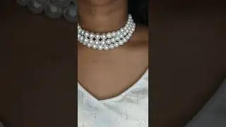 Pearl necklace from messho! pearl necklace haul! Shorts