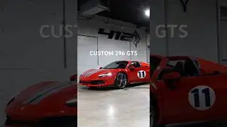 Ferrari 296 GTS получает особую переделку от Taylormade! #ferrari #412motorsport
