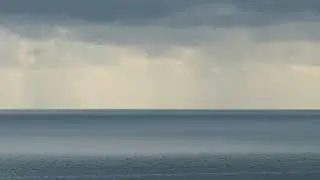 Orage en mer
