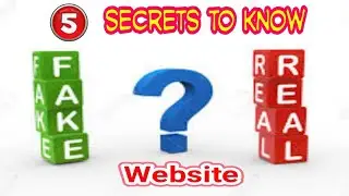 How To Check Fake or Real Website ? | Tips to identify FAKE Websites in URDU & HINDI | Step by Step