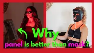 Why panel is better than mask for skin red light therapy aka 'anti-aging' - in my opinion!