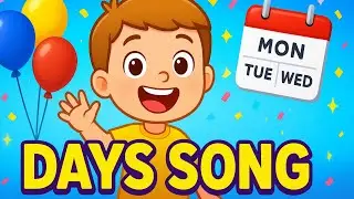 Days of the Week Song 🎶  Fun Parade for Kids  Learn Monday to Sunday with Music & Dance