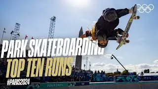 Top 10 HIGHEST Scoring Runs from #Paris2024 | Women's Park Skateboarding