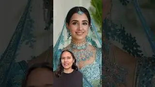Why this bride&rsquo;s all blue look works so well? #viralbride