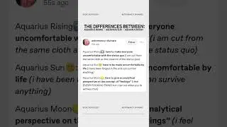 #aquariusrising #aquariussun #aquariusmoon #aquariusmemes #astro  #astrologyposts #astrologymemes