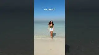 The best beach in UAE 🇦🇪 📍Saadiyat beach, Abu Dhabi #saadiyatisland #visitabudhabi #abudhabi #uae